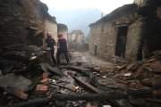 Daños del fuego en Lusio.