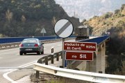 Carretera Nacional 120 en el Bierzo, para la que se prometió construir el tercer carril en la zona de Los Peares.