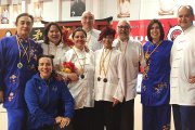 Representantes del Club Taichi León en el campeonato de Villaviciosa de Odón (Madrid).