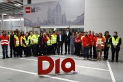 Inauguración del centro logístico de Dia en Villadangos del Páramo.