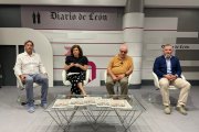 De izquierda a derecha: Jorge García, Abigaíl Calvo (moderadora), Javier Juanes y Octavio González.