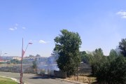 Un incendio en la calle Gregorio Boñar en San Andrés.