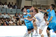 El sueco Lindqvist en un lance de partido contra el Villa de Aranda.