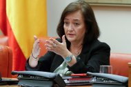 La presidenta de la Autoridad Independiente de Responsabilidad Fiscal (AIReF), Cristina Herrero, comparece en la Comisión de Presupuestos del Congreso para ofrecer su análisis de las cuentas de 2021 presentadas por el Ejecutivo. EFE/J.J. GUILLEN POOL