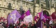 Manifestación leonesista contra los actos de Villalar en León