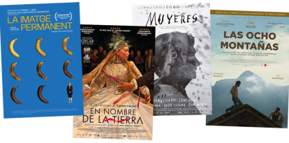Carteles de las películas de la Seminci que podrán verse en Ponferrada y La Bañeza.