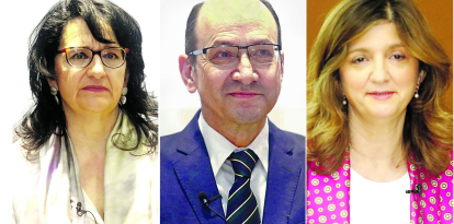 Tres candidatos a rector