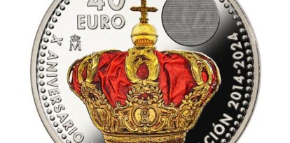 Moneda de 40 euros.