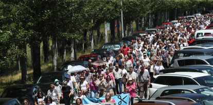 Protesta por la situación sanitaria de El Bierzo y Laciana.