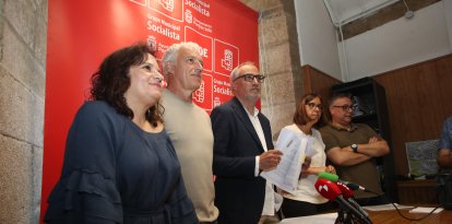 Rueda de prensa del Grupo Socialista en el Ayuntamiento de Ponferrada.
