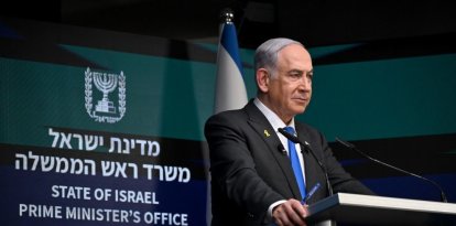 El primer ministro de Israel, Benjamin Netanyahu, durante una rueda de prensa (archivo)