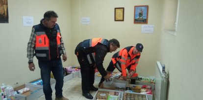 Recogida de alimentos en La Bañeza por la Dana