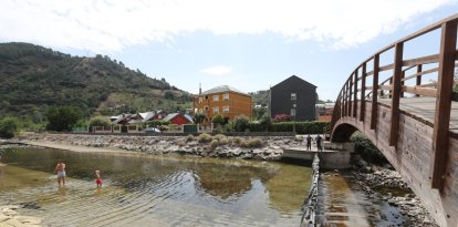 Imagen de archivo del río Burbia, de donde capta el agua Villafranca.