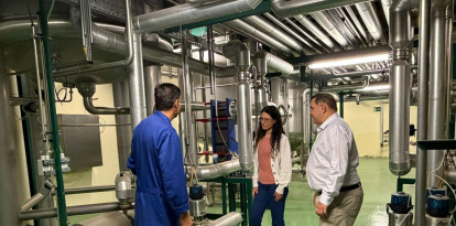 Visita del director del Itacyl al centro de I+D+i de Biocombustibles y Bioproductos.