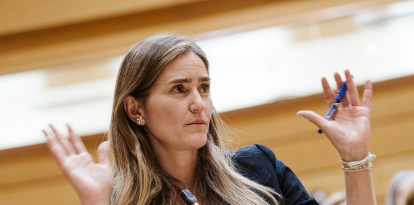 Archivo - La vicepresidenta tercera y ministra para la Transición Ecológica, Sara Aagesen, durante una sesión de control al Gobierno, en el Senado, a 20 de mayo de 2025, en Madrid (España).