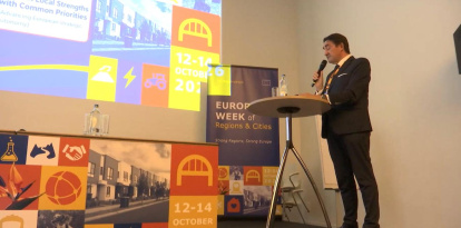 Juan Carlos Suárez-Quiñones, ha participado hoy en Bruselas en una sesión del proyecto europeo SYNERGY.