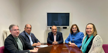 Reunión sobre ciberseguridad en la Diputación