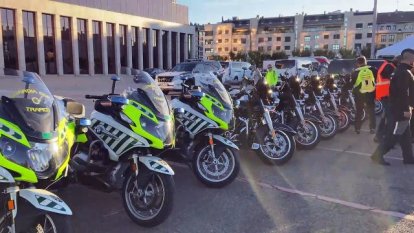 Las Harley de la Guardia Civil en León