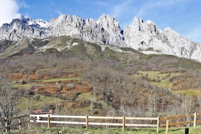 Necrópolis medieval en la casa del parque de Picos de Europa en Posada de Valdeón