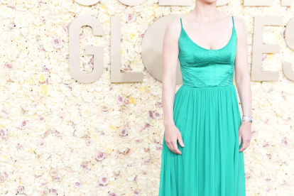 La actriz alemana Sandra Huller el pasado 7 de enero en la entrega de los Globos de Oro en Beverly Hills.