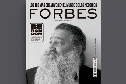 El enólogo Raúl Pérez en una de las portadas de Forbes del mes de abril