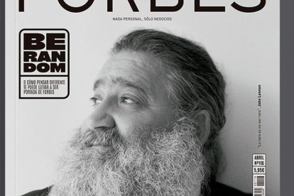 El enólogo Raúl Pérez en una de las portadas de Forbes del mes de abril