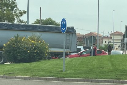 El accidente tuvo lugar en torno a las 14.00 horas.