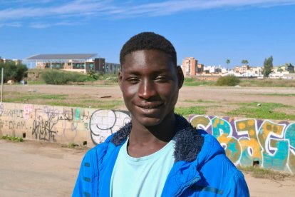Mansour Konte, fotografiado en Málaga.