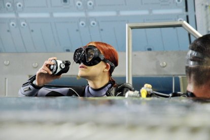 Recién concluida la penúltima semana de su primera fase de entrenamiento y antes de viajar a Pirineos para formarse en supervivencia a temperaturas extremas, Sara García resume así estos días de preparación para ser, potencialmente, la primera española en ir al espacio: “ser astronauta consiste en aprender absolutamente de todo”. EFE/ESA-Cyrielle Bouju. SOLO USO EDITORIAL/SOLO DISPONIBLE PARA ILUSTRAR LA NOTICIA QUE ACOMPAÑA (CRÉDITO OBLIGATORIO)