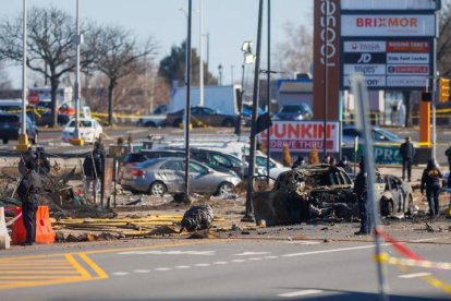 Avión siniestrado en Filadelfia, Estados Unidos.