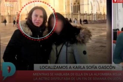 Karla Sofía Gascón, en León