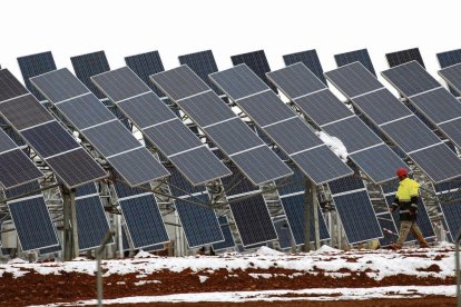 Paneles solares.