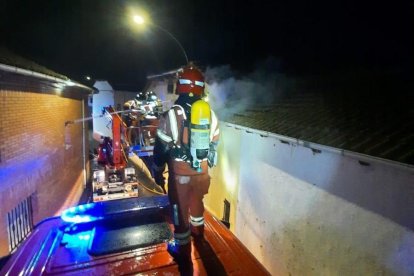 En el incendio participaron los bomberos del Sepeis.