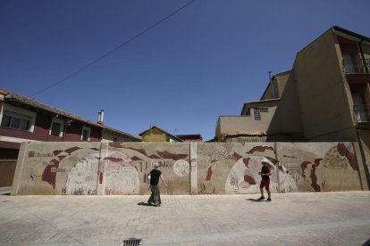 Mural en Mansilla de las Mulas.