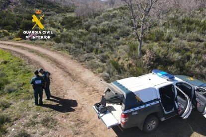 Patrulla del Seprona en Veguellina de Órbigo