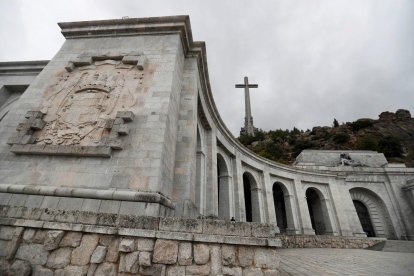 Entrada a Cuelgamuros, antes Valle de los Caídos.