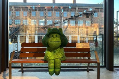 Exposición de Mafalda en la Térm,ica Cultural.