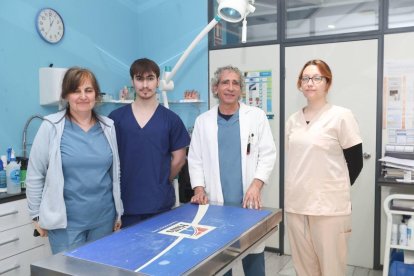 Equipo de la clínica de Ricardo Díez Reyero.