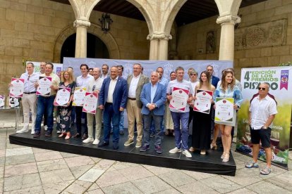 Entrega de los Premios Pisado en el Palacio de los Guzmanes, sede de la Diputación de León.