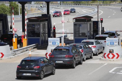 El peaje de la autopista León-Campomanes, en La Magdalena