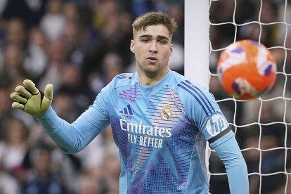 Fran González, portero leonés del Real Madrid.