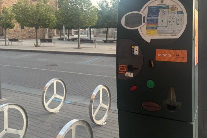 Parquímetro, en Astorga.