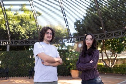 Alessandro Maglia e Irene Mendoza forman parte de un grupo de estudiantes de la Universidad de Málaga.