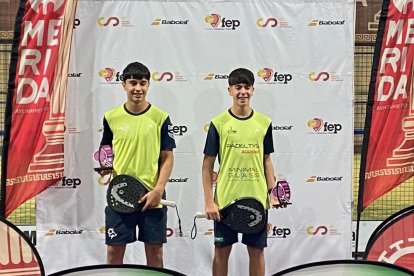 Alejandro Alonso Carrera se proclama subcampeón del Máster Final de Pádel de Menores.