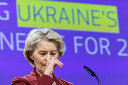 Von del Leyen presenta el plan de la UE para Ucrania, que Bélgica y el BCE rechazan.