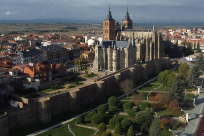 Vista de Astorga en una imagen de archivo.