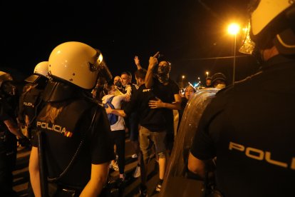 Imagen de agosto de 2021 de los incidentes frente a Cat & Rest en la zona de La Martina