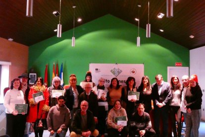 Miembros del jurado y representantes de los establecimientos galardonados.