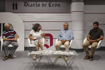 Urbano Seco, Ana Gaitero, Isidro García y Alfonso Álvarez.