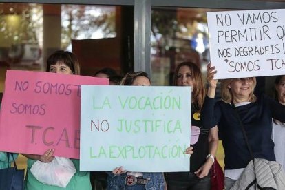 Una de las movilizaciones de las Tcae.